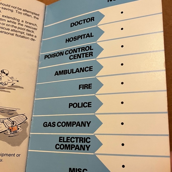 Vintage 1981 The Pocket Emergency Handbook. Great Condition! Second Edition. - Picture 8 of 9
